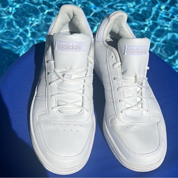 Adidas Hoops 2.0 White Sneakers - Picture 9 of 9